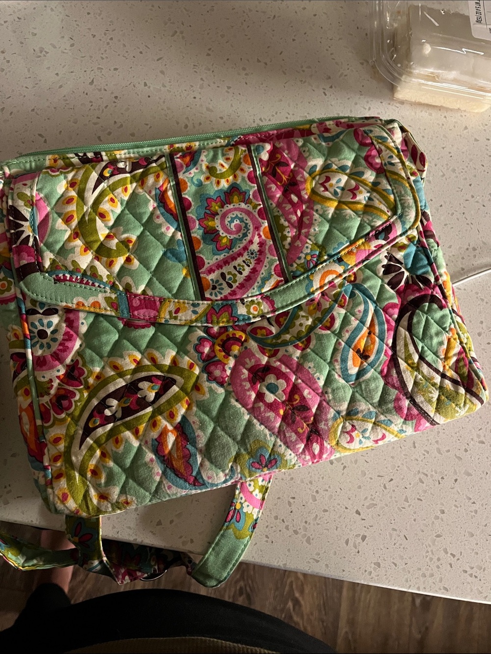 Vera Bradley tutti gritty Quilted messenger bag